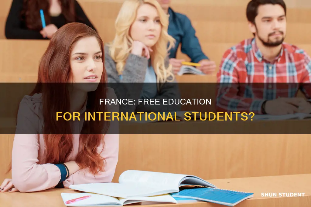 does france provide free education for international students