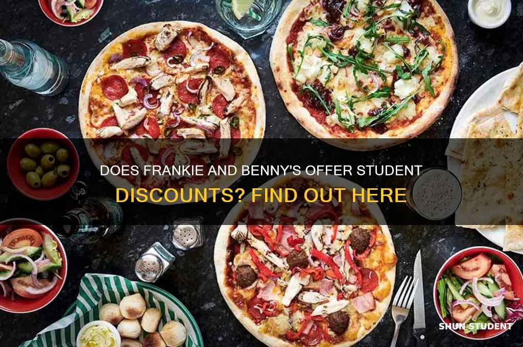 does frankie and bennys accept student discount