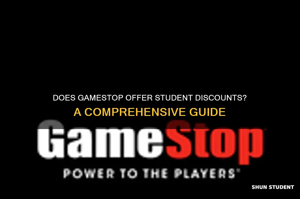 does gamestop do student discounts