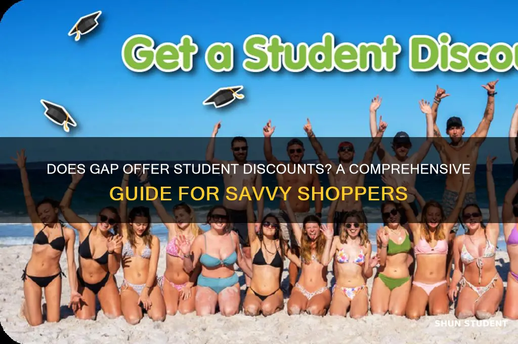 does gap do student discount