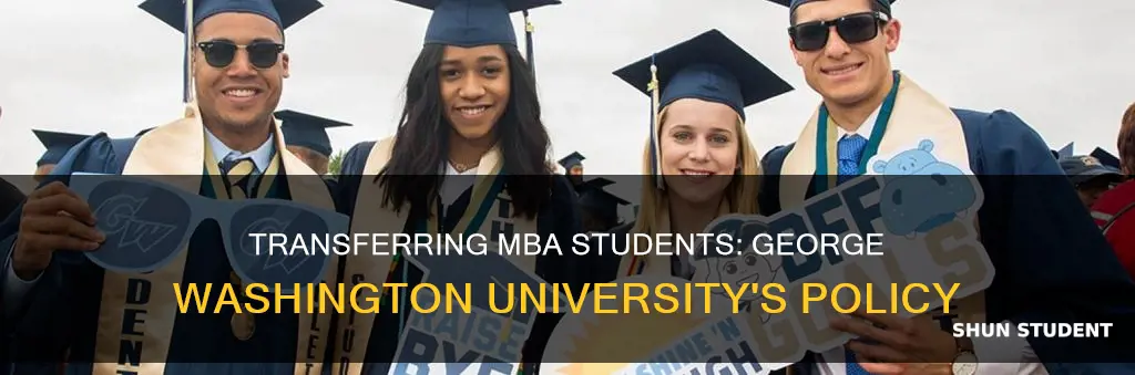 does george washington university accept mba transfer students