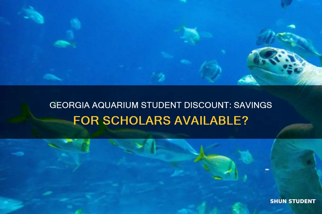 does georgia aquarium have student discount