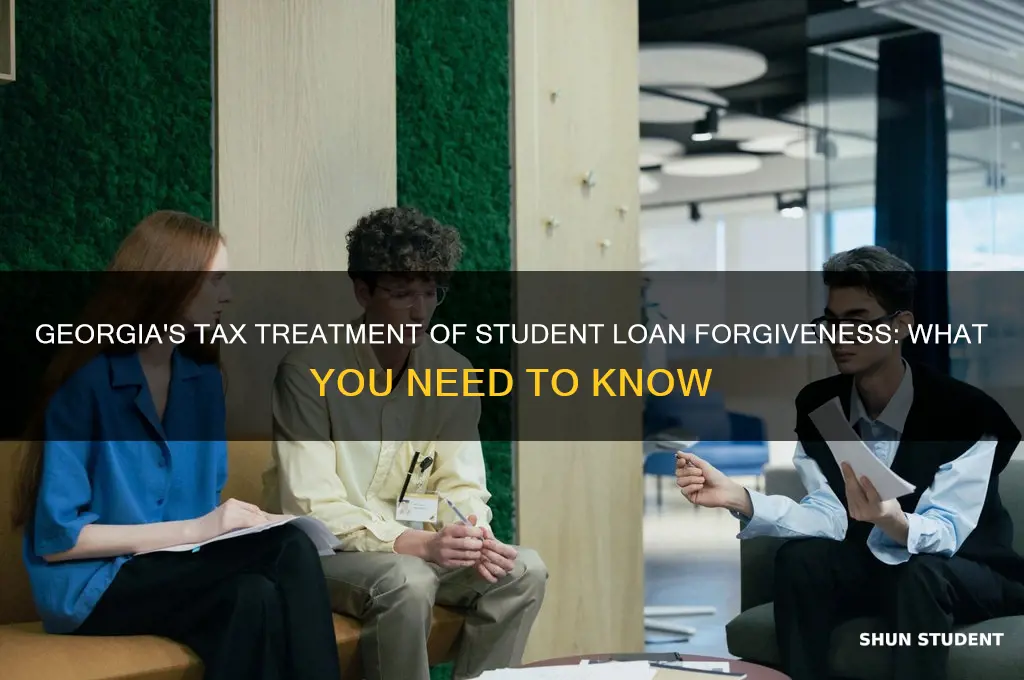 does georgia tax student loan forgiveness