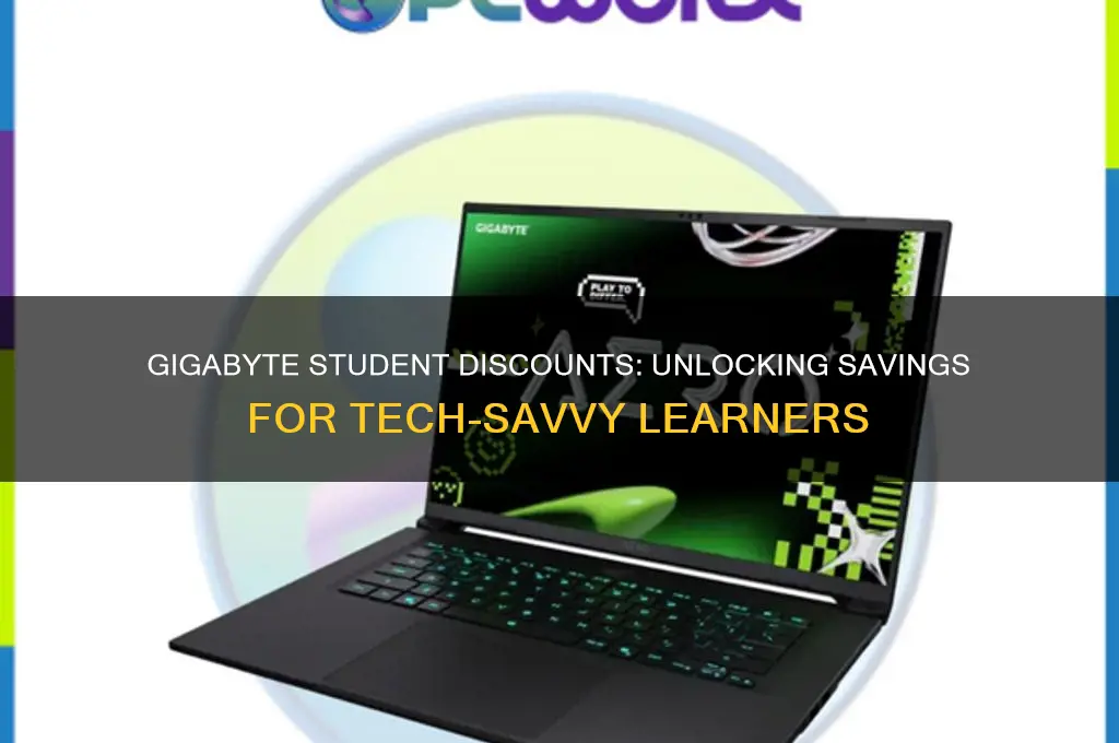 does gigabyte have student discounts