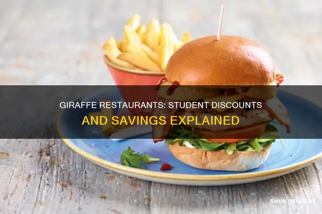 does giraffe take student discount