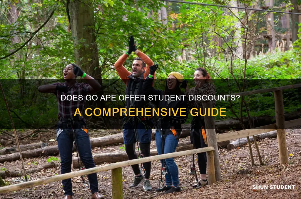 does go ape do student discount