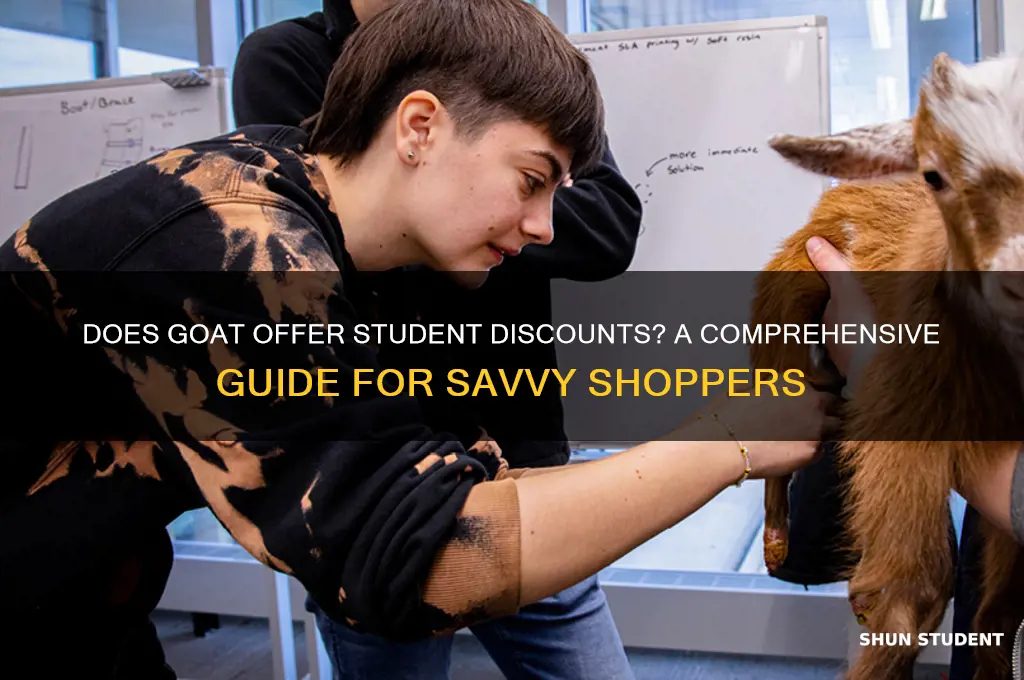 does goat have a student discount