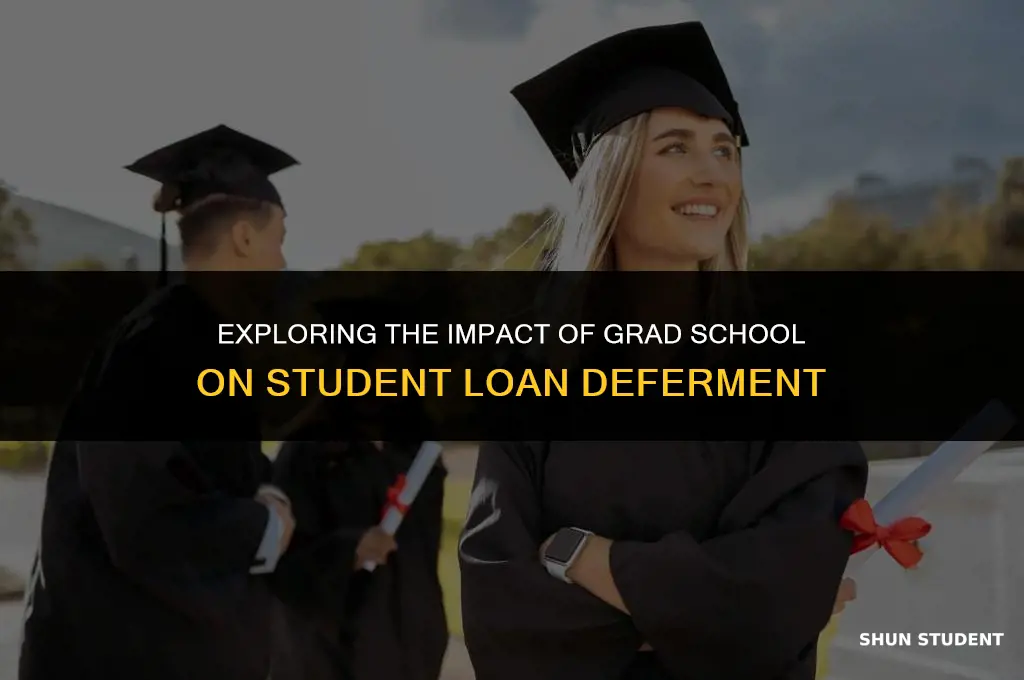 does going to grad school defer student loans