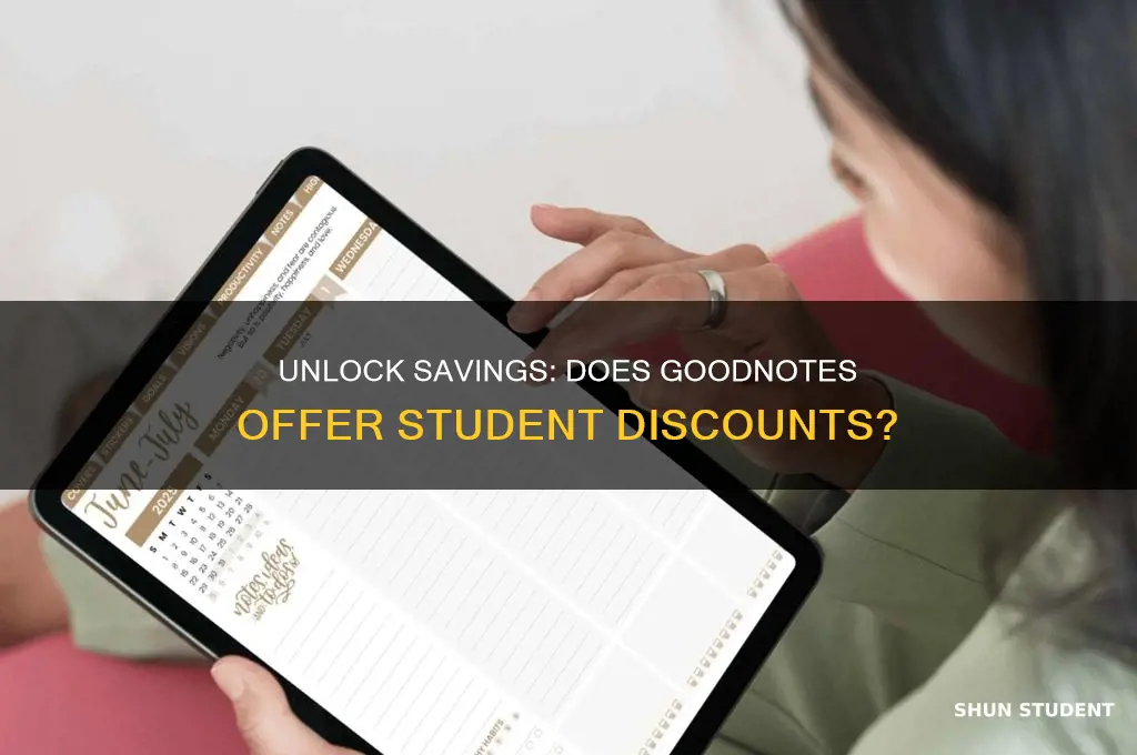 does goodnotes have a student discount