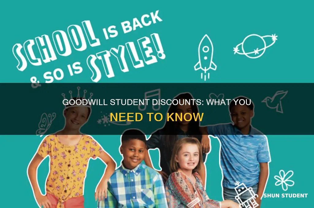 does goodwill do student discounts