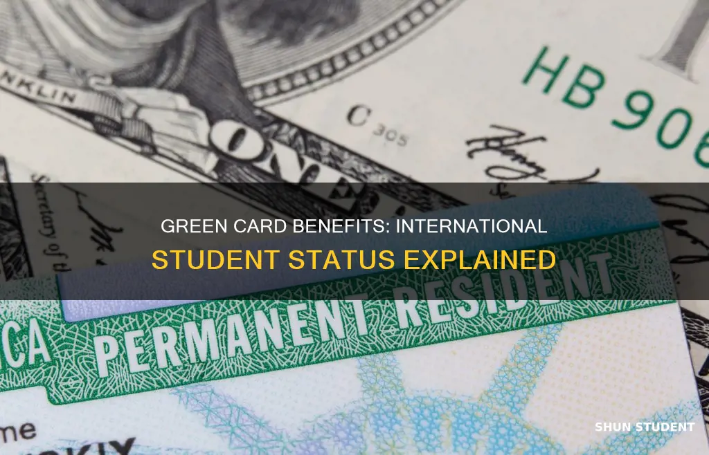 does green card holder count as international student