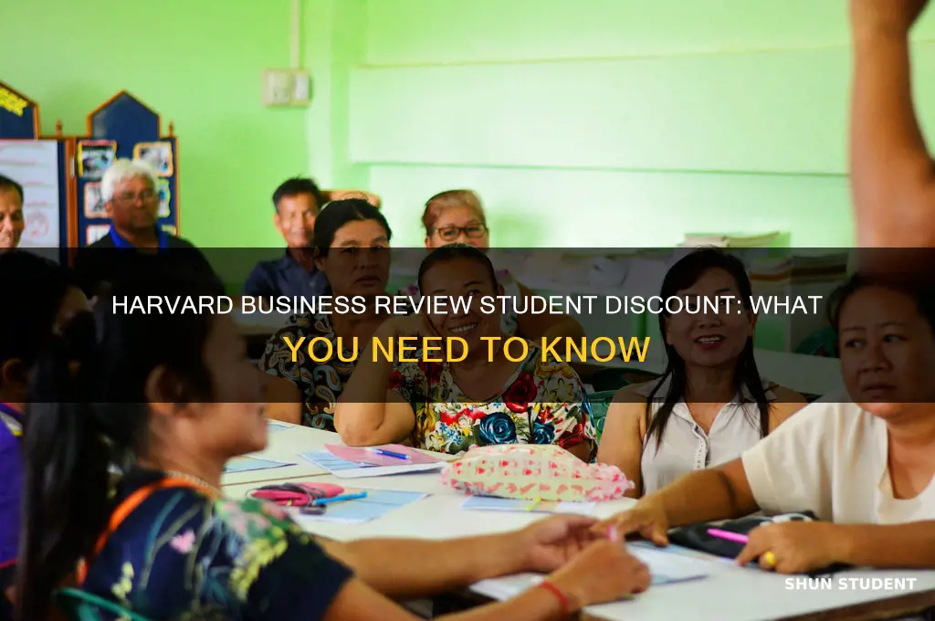 does harvard business review have a student discount
