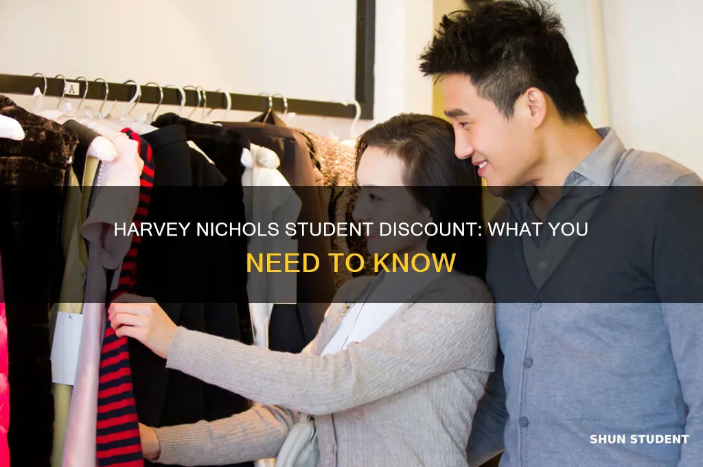 does harvey nichols do student discount