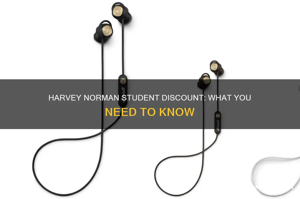 does harvey norman do student discount