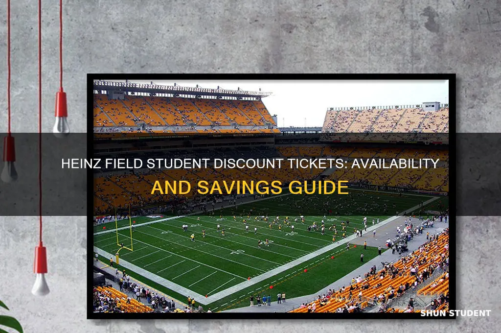does heinz field offer student discount tickets