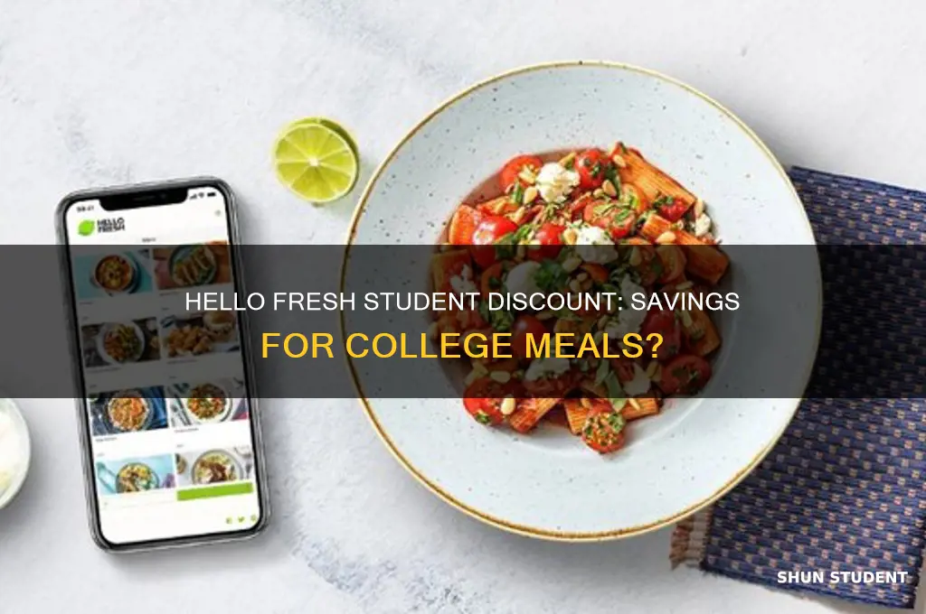 does hello fresh have a student discount