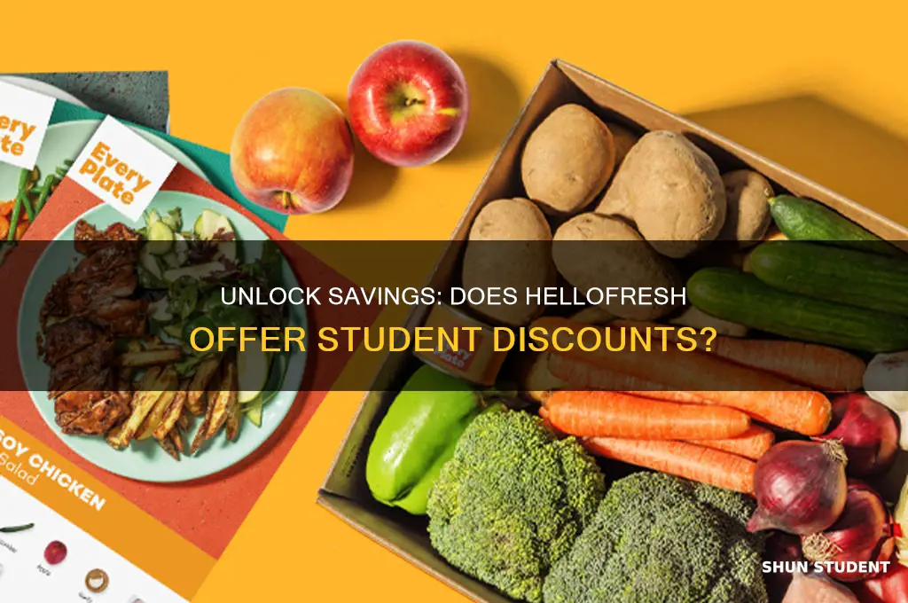 does hellofresh do student discount