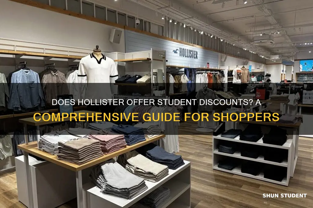 does hollister do a student discount