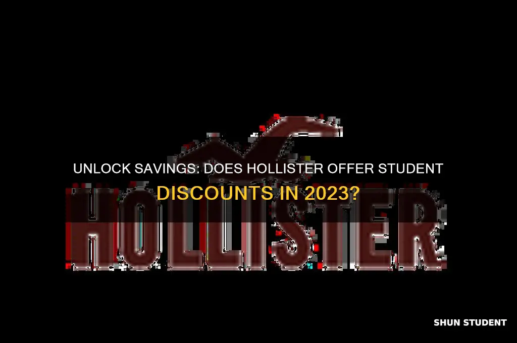 does hollister have student discount