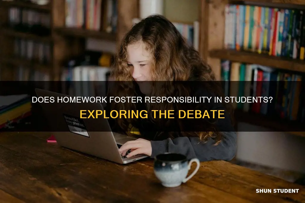 does homework teach students responsibility