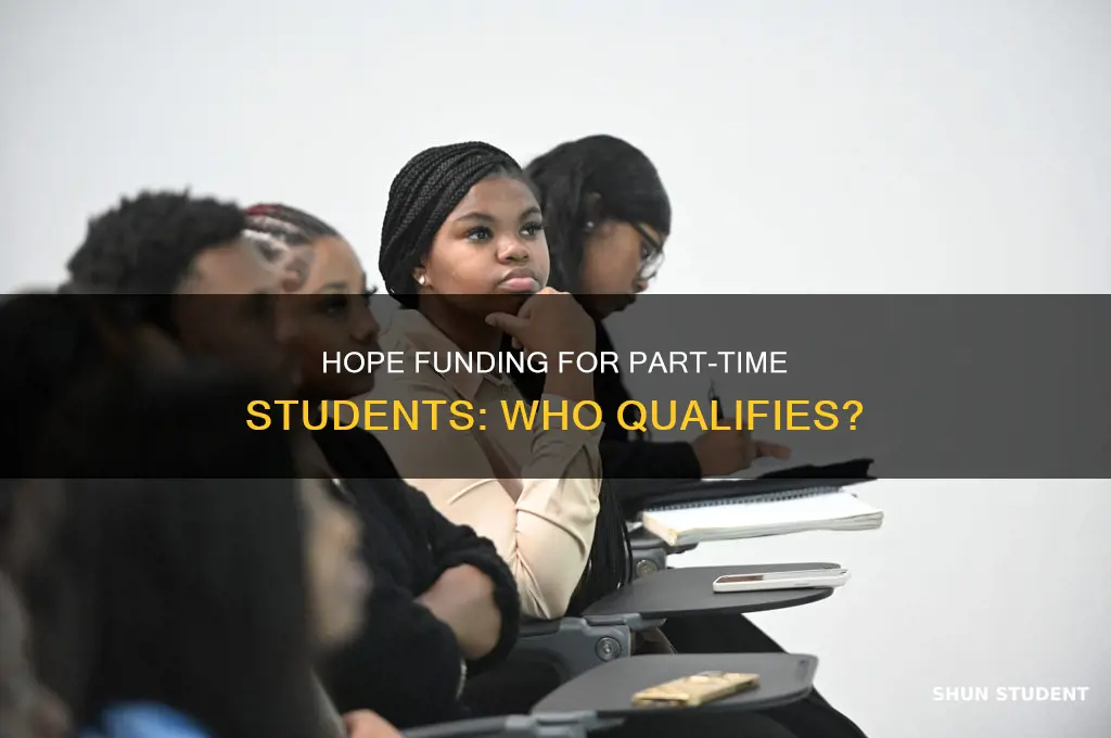 does hope pay for part time students