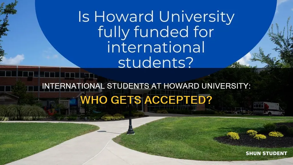 does howard university accept international students