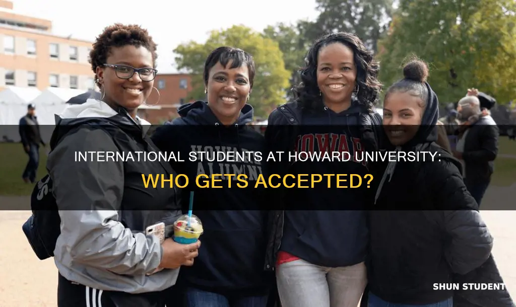 does howard university accept international students
