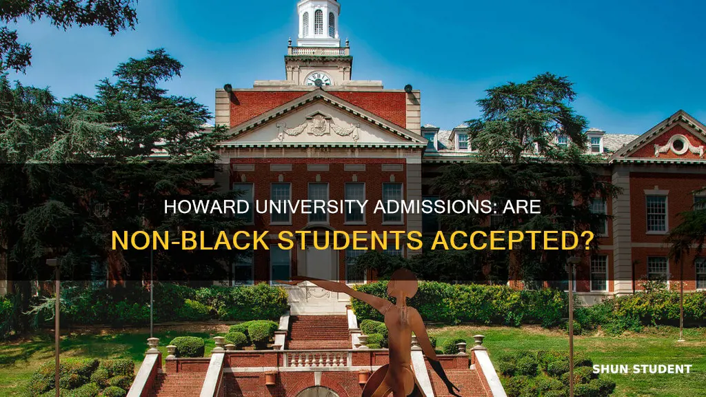 does howard university accept non black students