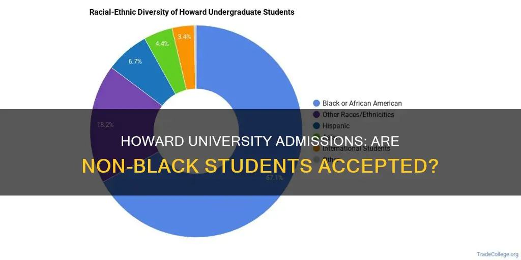 does howard university accept non black students