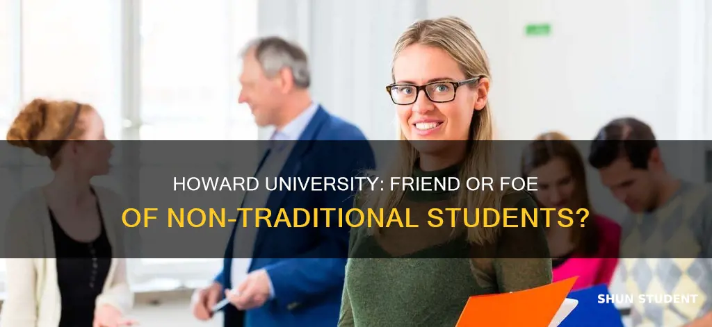 does howard university cater to non-traditional students