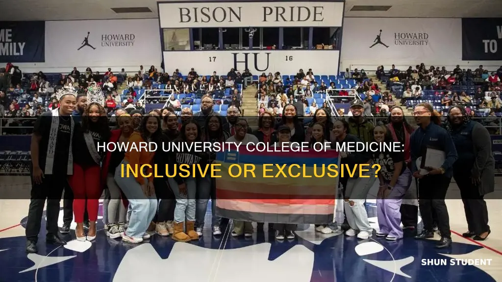 does howard university college of mediine accept nonblack students