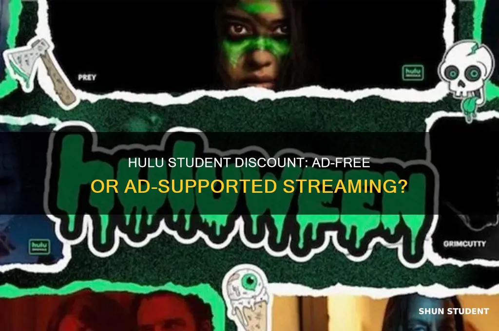 does hulu student discount have ads
