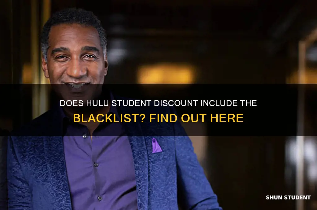 does hulu student discount have the blacklist