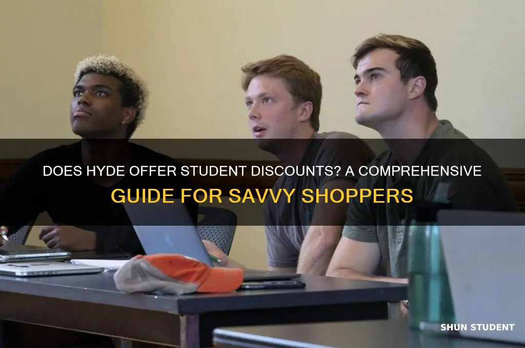 does hyde give student discount