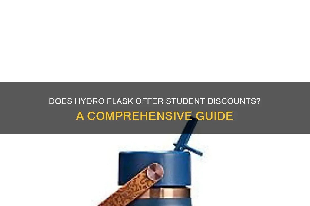 does hydro flask have student discount