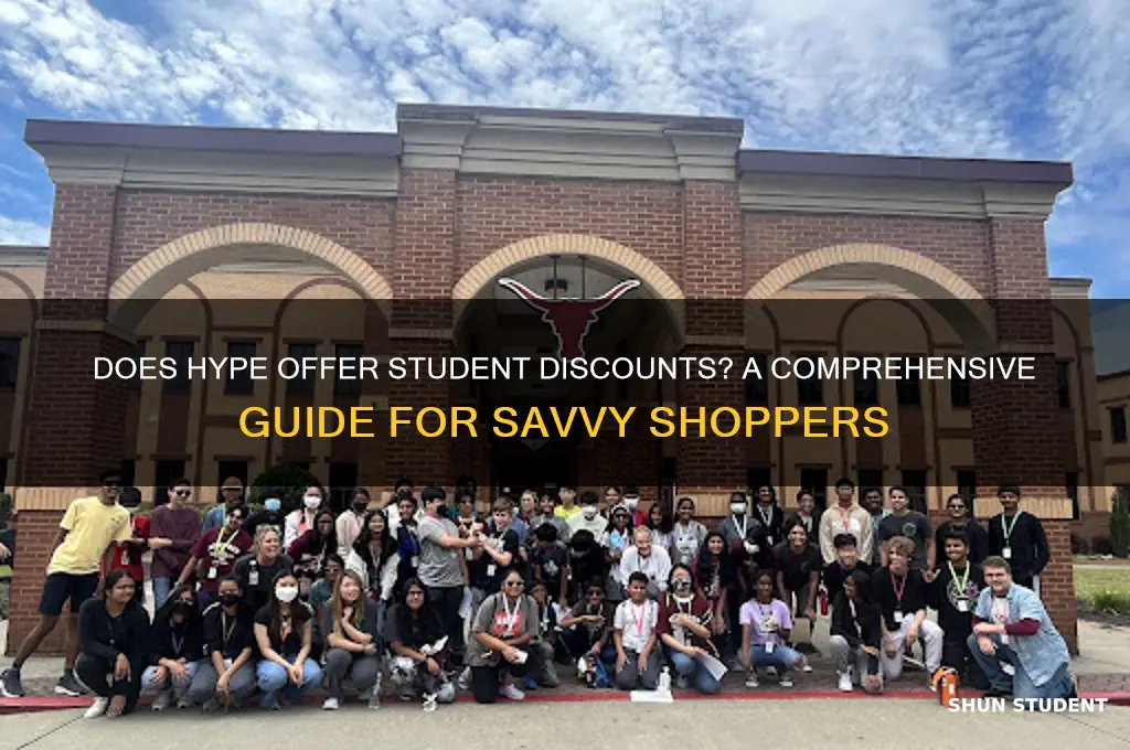 does hype do student discount