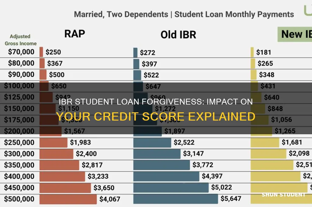 does ibr student loan forgiveness hurt your credit