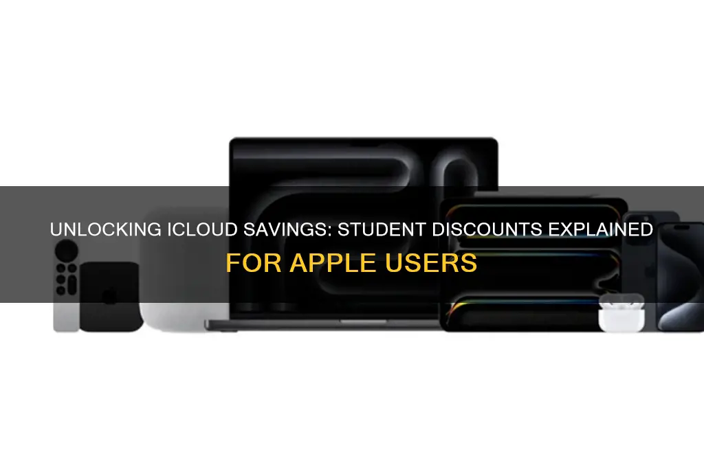 does icloud have student discount