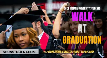 Indiana University Graduation: Do Students Walk?