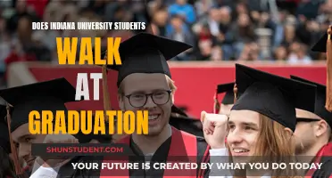 Indiana University Graduation: Do Students Walk?