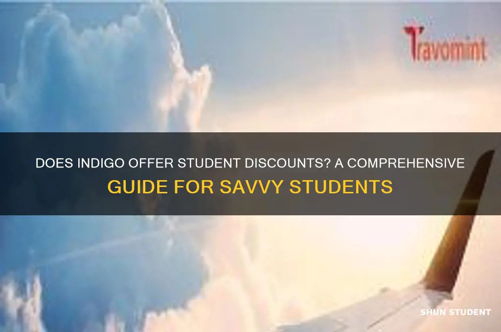 does indigo give student discount