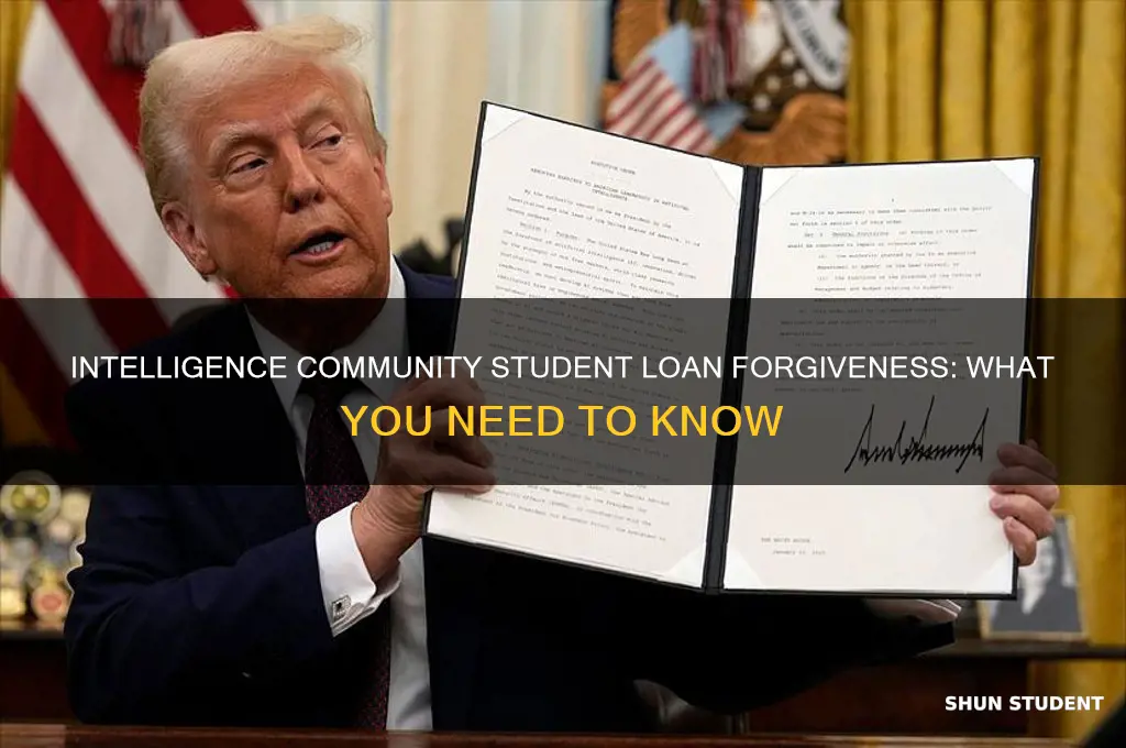 does intelligence community have student loan forgivness program