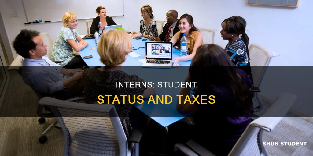 does intern count as student irs