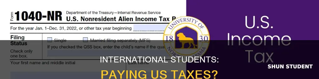 does international student need to pay taxes in us