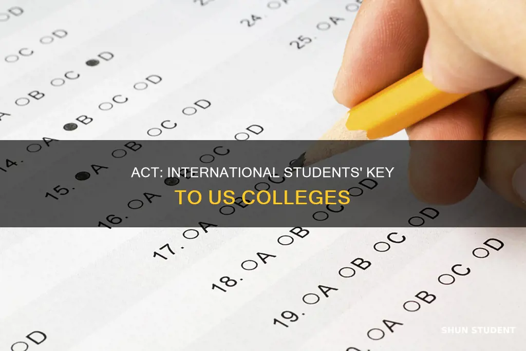 does international student need to take act