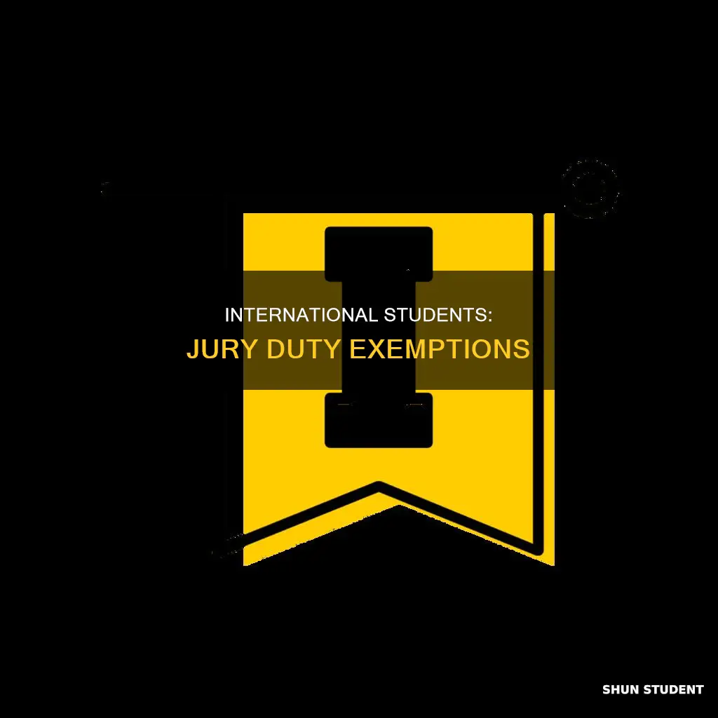 does international student reqyire to jury summon to court