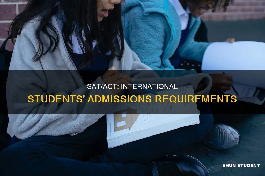does international students undergo sat or act