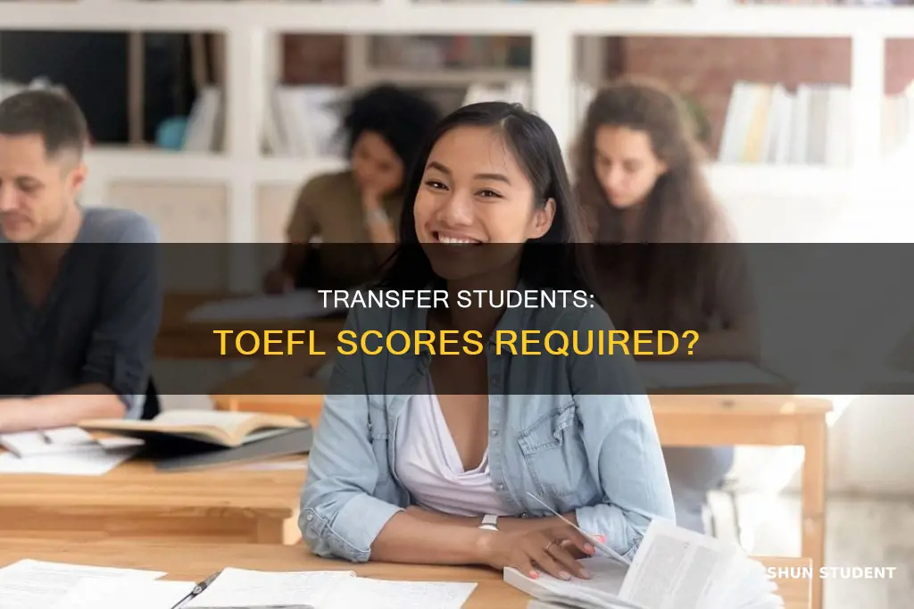 does international transfer student needs to provide toefl score