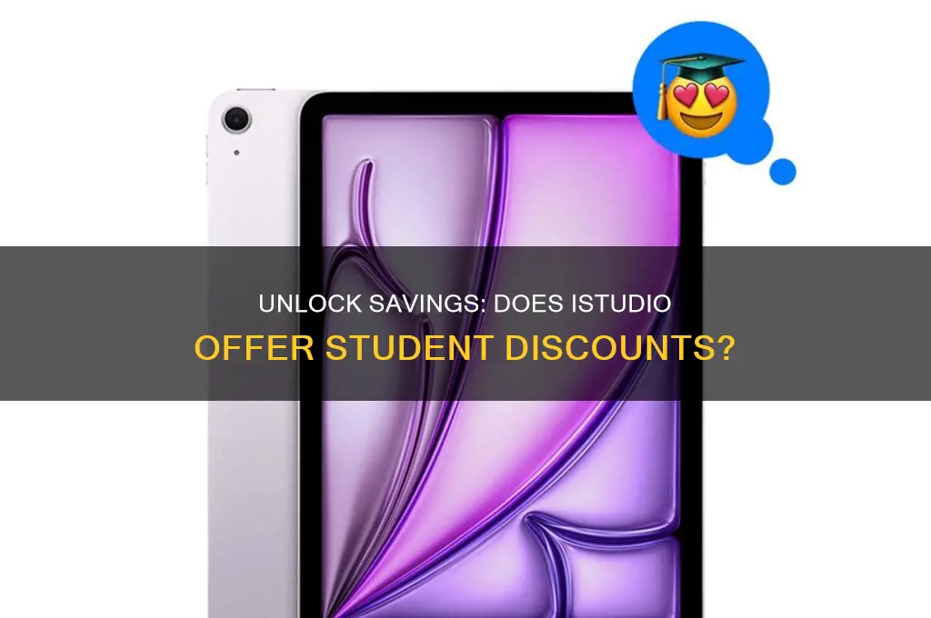 does istudio have student discount