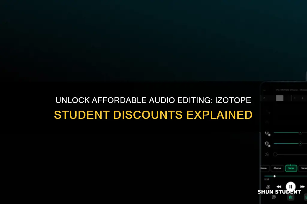 does izotope have a student discount
